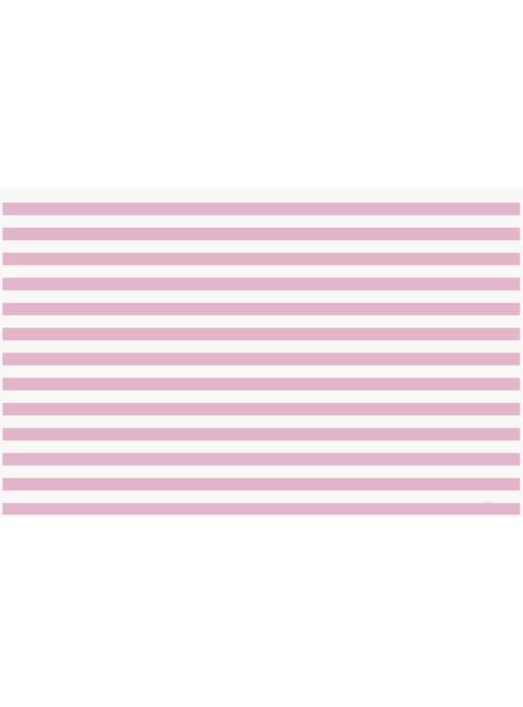 Set de 1º cumpleaños rosa y blanco - Unique | Funidelia
