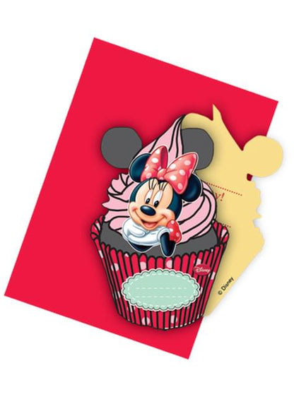 6 invitaciones Minnie Café - Procos | Funidelia