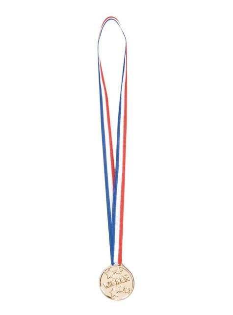 6 medallas de campeón infantiles