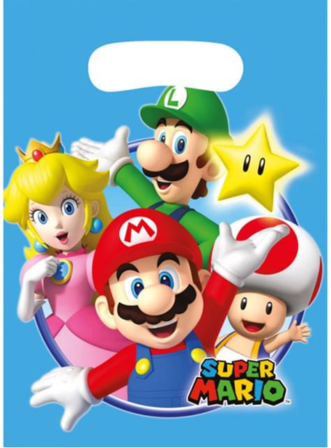 Set de 8 bolsas Super Mario Bros