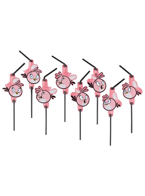 8 pajitas de Stella de Angry Birds - AMSCAN | Funidelia