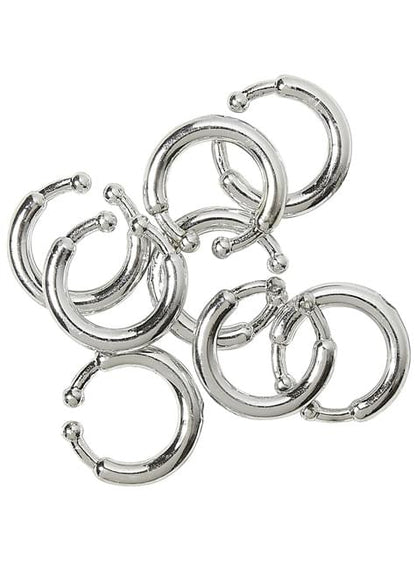 Set de 8 piercings clip on - Widmann | Funidelia