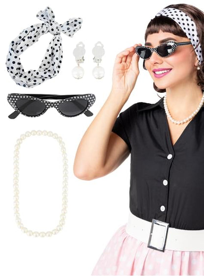 Set de accesorios de los Años 50 - Funiglobal | Funidelia