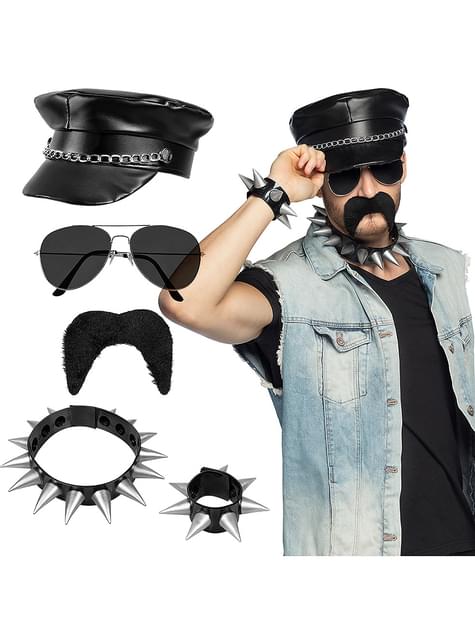 Set de accesorios rockero - Boland | Funidelia