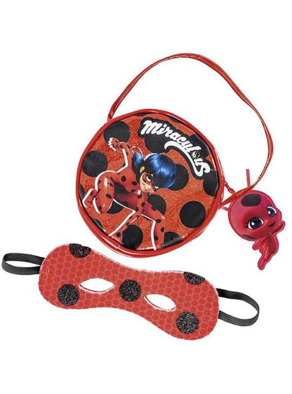 Set de bolso y antifaz de Ladybug para niña