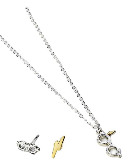 Set de regalo collar y pendientes Hogwarts - Harry Potter - The Carat Shop | Funidelia