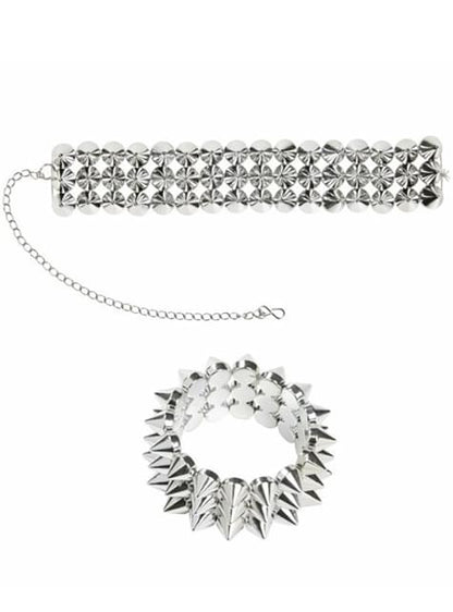 Collar y pulsera pinchos