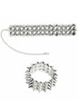 Collar y pulsera pinchos