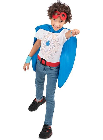 Set de Superhéroe azul para niños - My Other Me | Funidelia