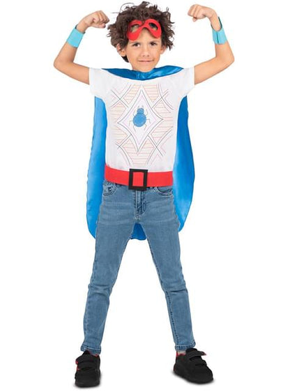 Set de Superhéroe azul para niños - My Other Me | Funidelia