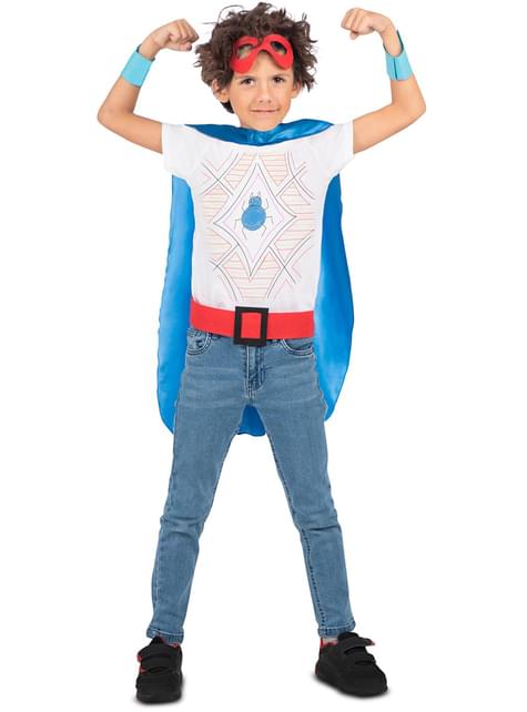 Set de Superhéroe azul para niños - My Other Me | Funidelia