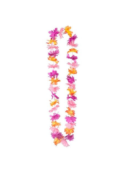 Set Hawaiano tonos fucsias para mujer - Boland | Funidelia