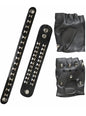 Guantes y brazalete de motero con tachuelas - Widmann | Funidelia