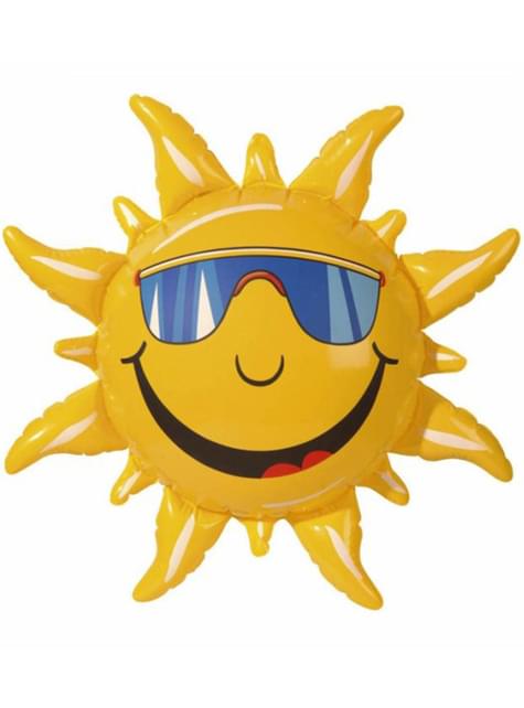 Sol hinchable sonriente