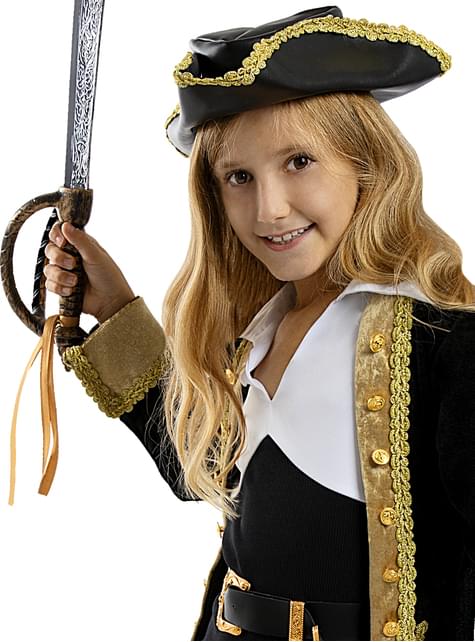 Sombrero colonial negro para niños - Funiglobal | Funidelia