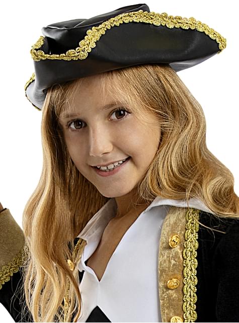 Sombrero colonial negro para niños - Funiglobal | Funidelia