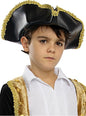 Sombrero colonial negro para niños - Funiglobal | Funidelia