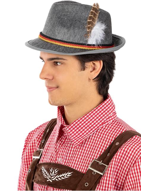 Sombrero de bávaro de Oktoberfest para adulto - Funiglobal | Funidelia
