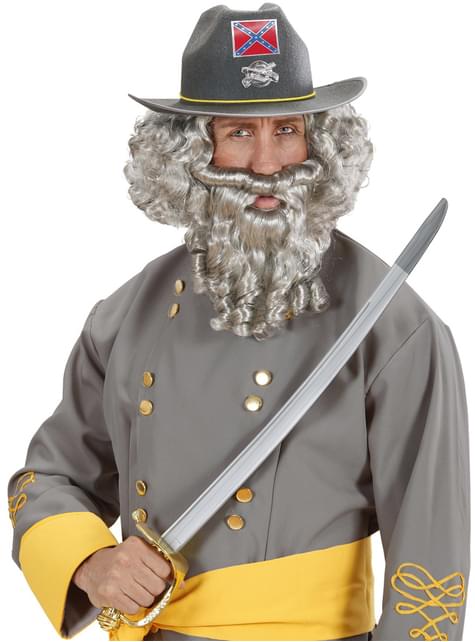 Sombrero de confederado americano para hombre