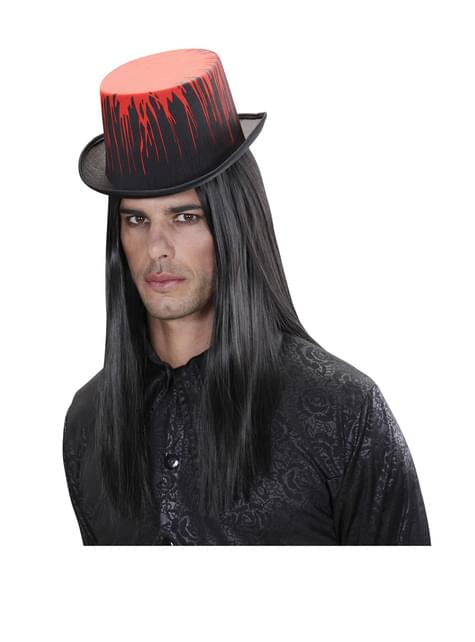 Sombrero de copa ensangrentado