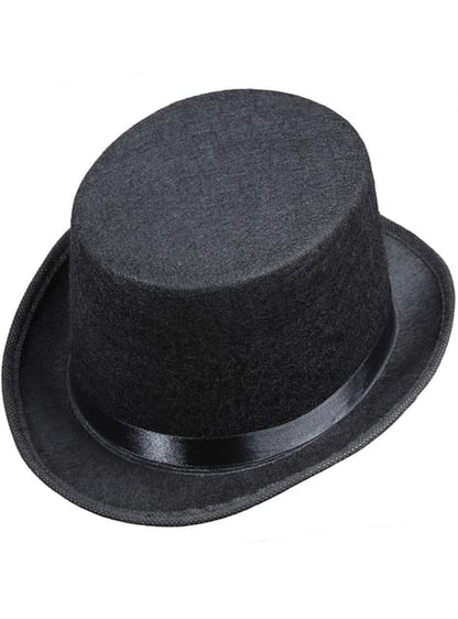 Sombrero de copa negro de fieltro infantil - Widmann | Funidelia
