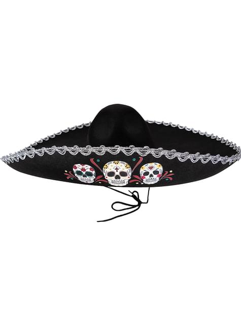 Sombrero de Día de los Muertos para hombre - Funiglobal | Funidelia