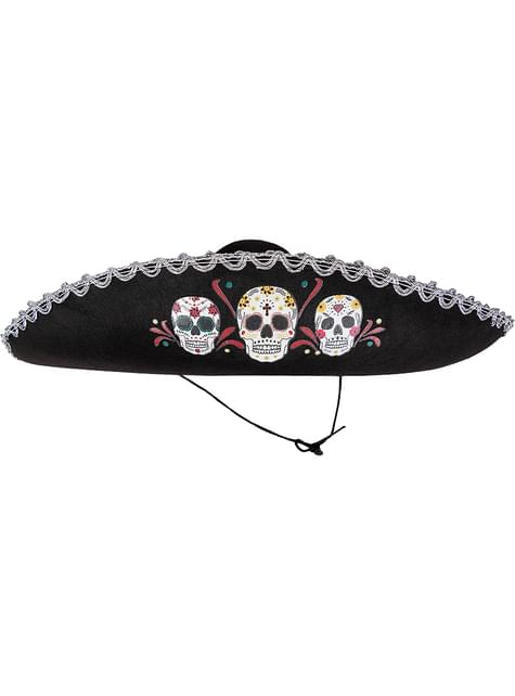 Sombrero de Día de los Muertos para hombre - Funiglobal | Funidelia