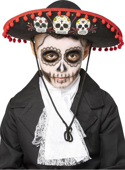 Sombrero de Día de los muertos para niños - Smiffys | Funidelia