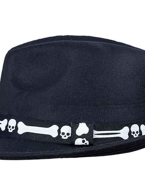 Sombrero de esqueleto para hombre