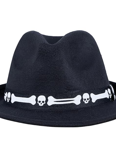 Sombrero de esqueleto para hombre