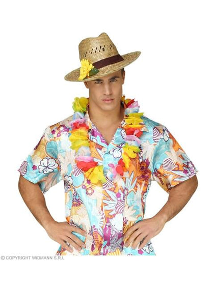 Sombrero de paja con girasol