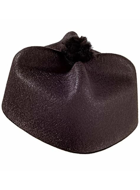 Sombrero de párroco negro - Widmann | Funidelia