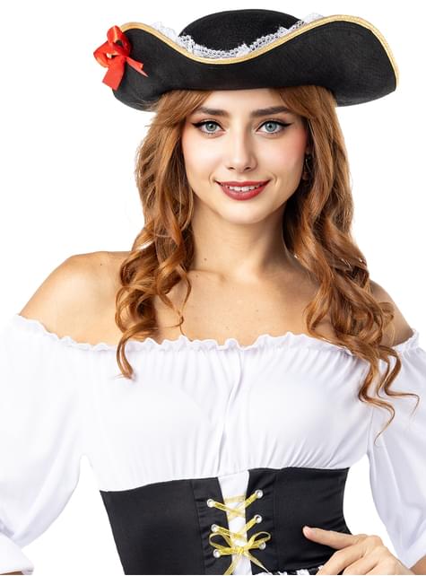 Sombrero de pirata para mujer - Funiglobal | Funidelia