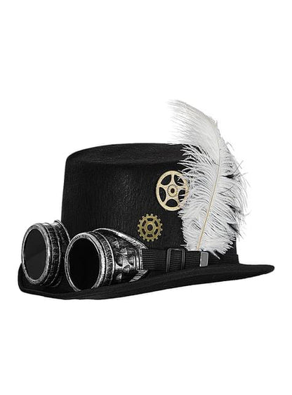 Sombrero de Steampunk con gafas - Funiglobal | Funidelia