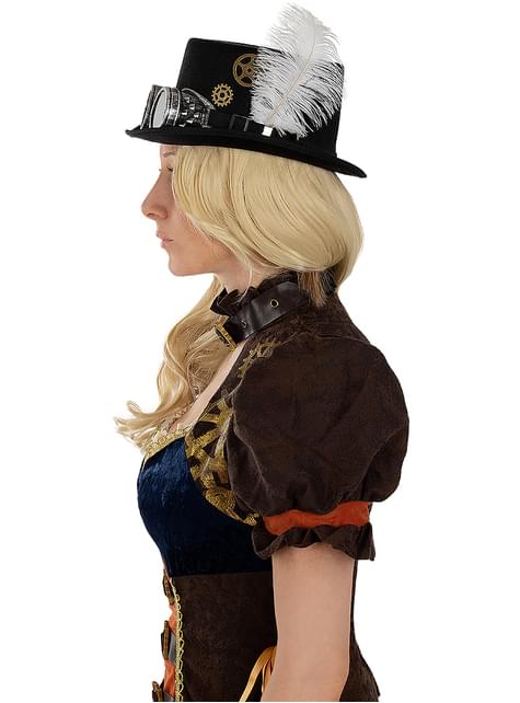 Sombrero de Steampunk con gafas - Funiglobal | Funidelia