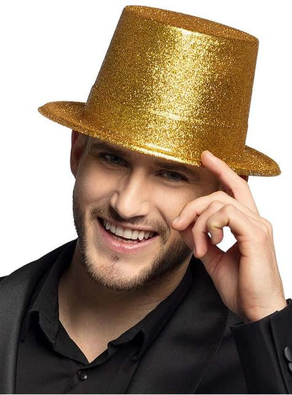 Sombrero dorado brillante