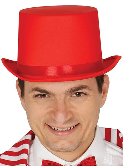 Sombrero elegante rojo para adulto - Guirca | Funidelia