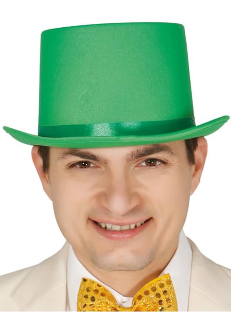Sombrero elegante verde para adulto
