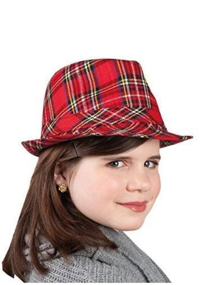 Sombrero escocés de cuadros infantil - Boland | Funidelia