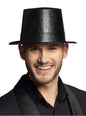 Sombrero negro brillante