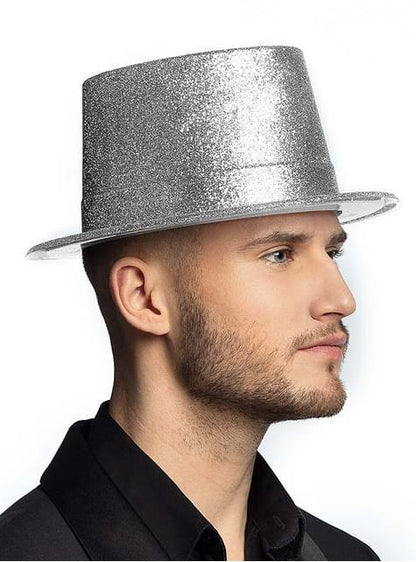 Sombrero plateado brillante - Boland | Funidelia