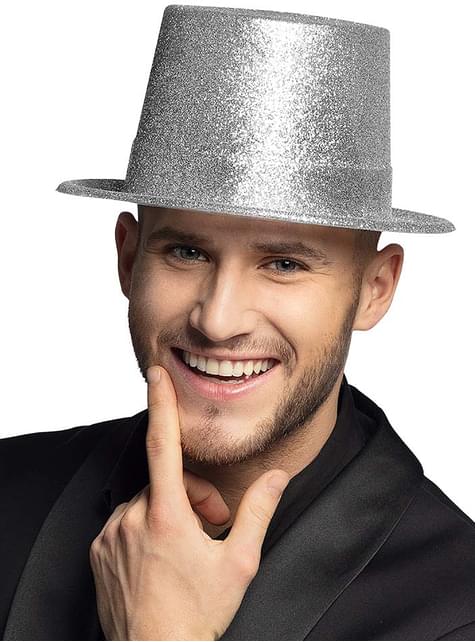 Sombrero plateado brillante - Boland | Funidelia