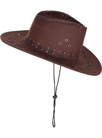 Sombrero vaquero marrón para adulto - Funiglobal | Funidelia
