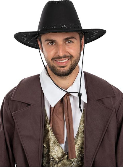 Sombrero vaquero negro adulto - Funiglobal | Funidelia