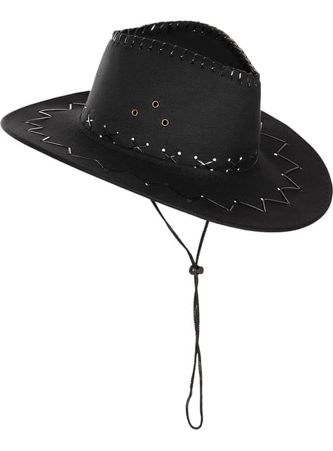Sombrero vaquero negro adulto - Funiglobal | Funidelia