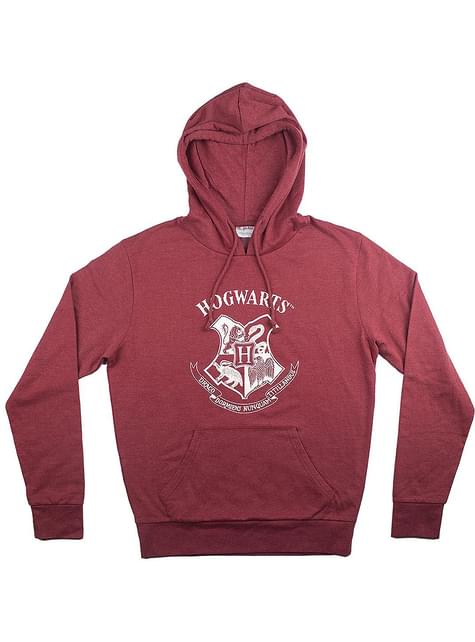 Sudadera Hogwarts granate para adulto - Harry Potter - Artesanía Cerdá S.L. | Funidelia