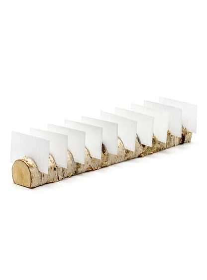 Tarjeteros de lugar para 10 personas - Rustic Wedding - Partydeco | Funidelia