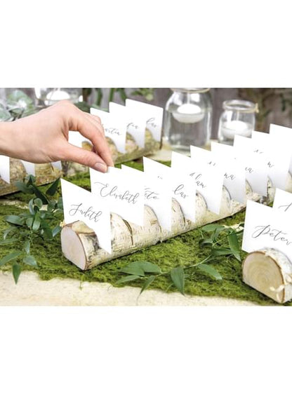 Tarjeteros de lugar para 10 personas - Rustic Wedding - Partydeco | Funidelia