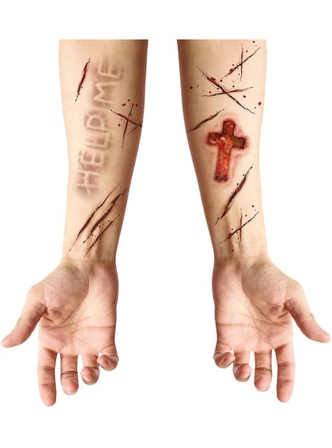 Tatuajes de heridas poseídas - Guirca | Funidelia