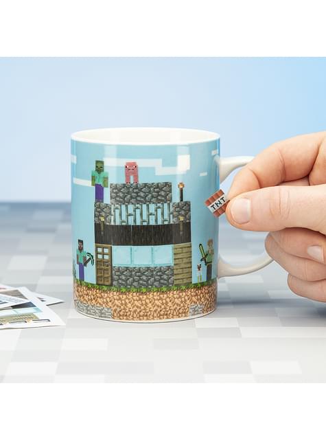 Taza de Minecraft “Construye tu nivel“